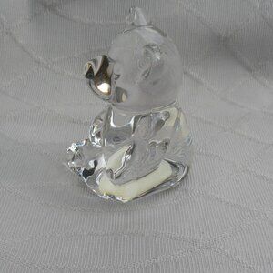 Princess House Pets 24% Lead Crystal‎ Glass Teddy Bear